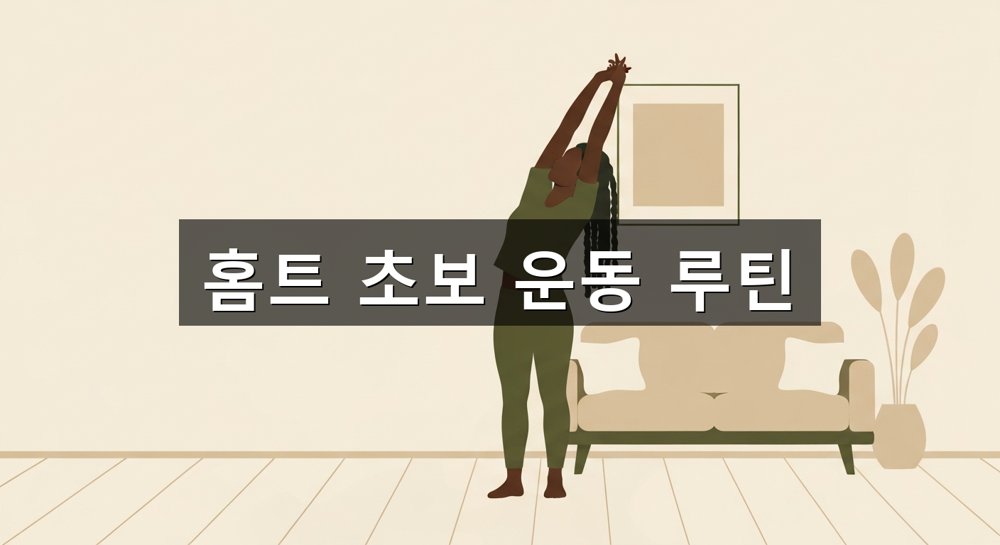 홈트 초보 운동 루틴 - 1