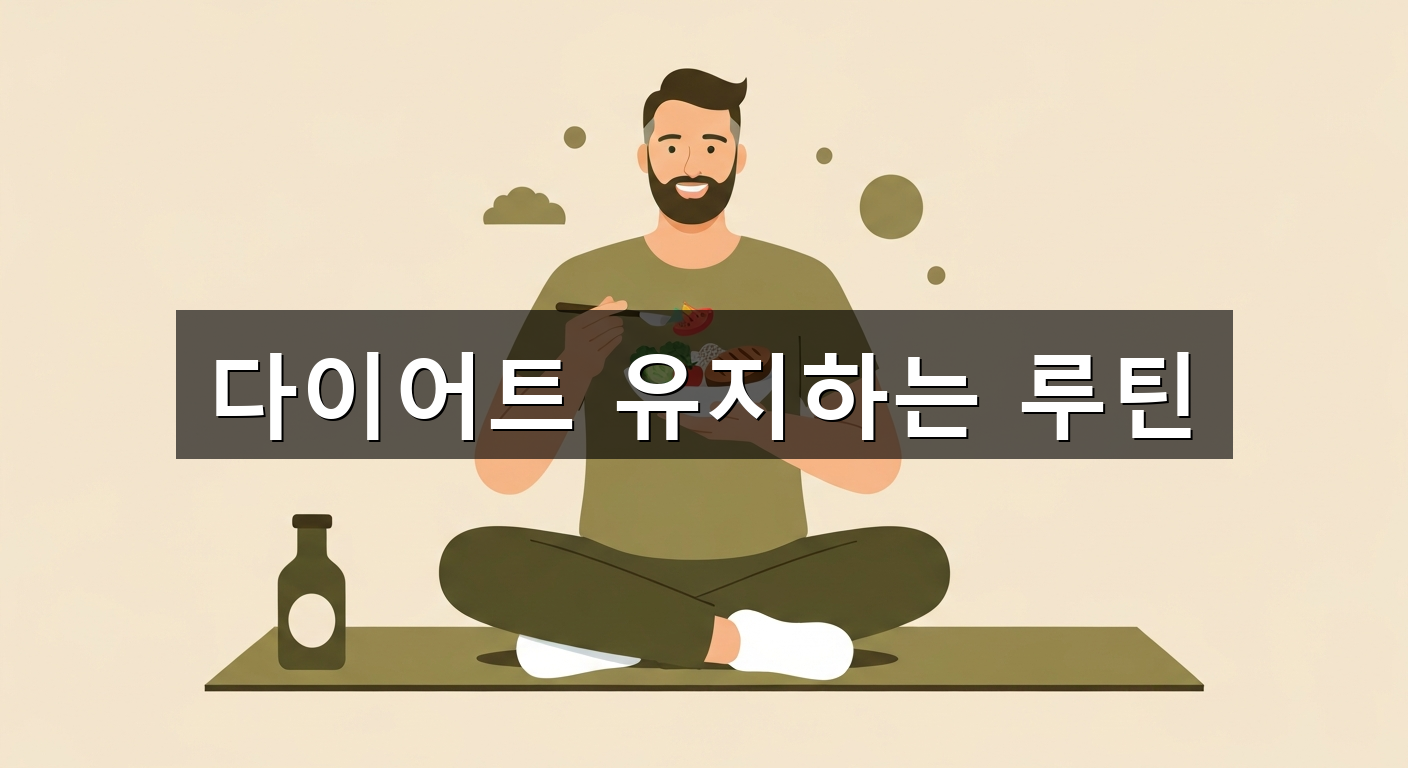 다이어트 유지하는 루틴 - 1