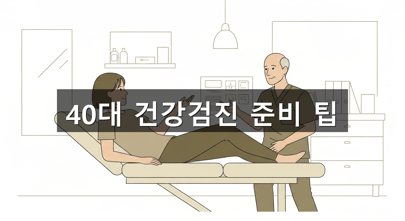 40대 건강검진 준비 팁 - 1