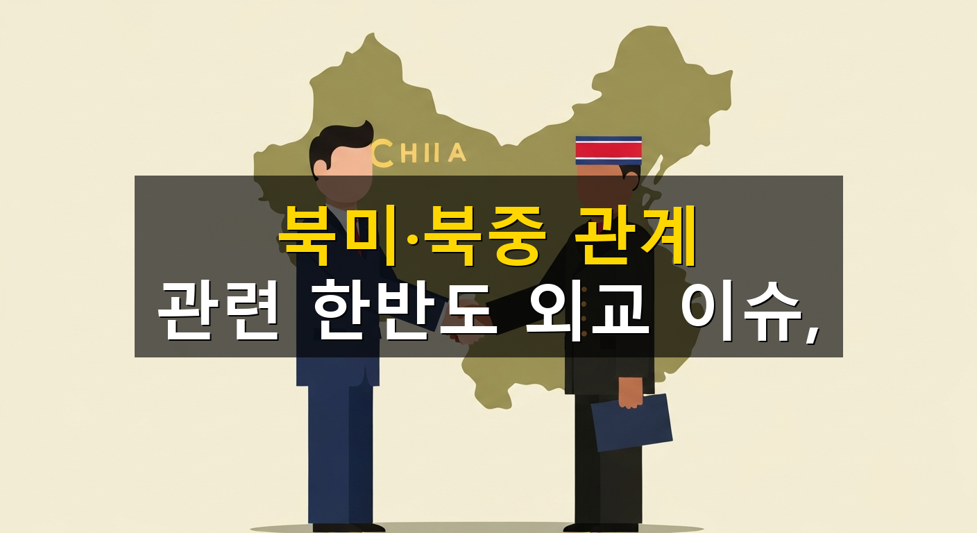 북미·북중 관계 관련 한반도 외교 이슈, - 1