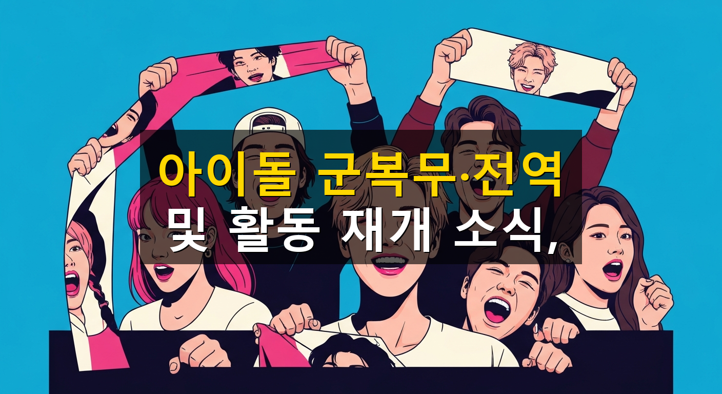 아이돌 군복무·전역 및 활동 재개 소식, - 1