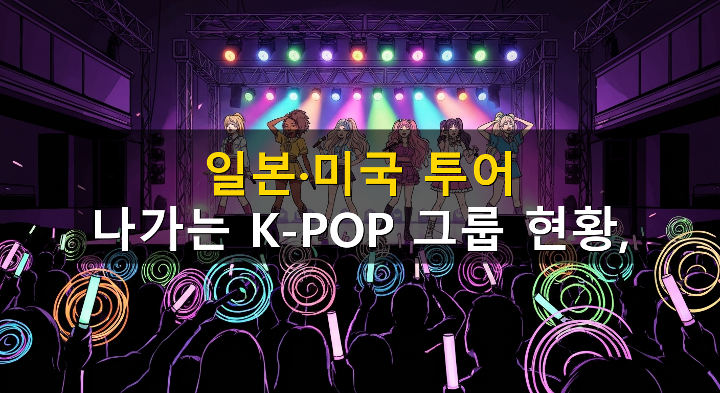 일본·미국 투어 나가는 K-POP 그룹 현황, - 1