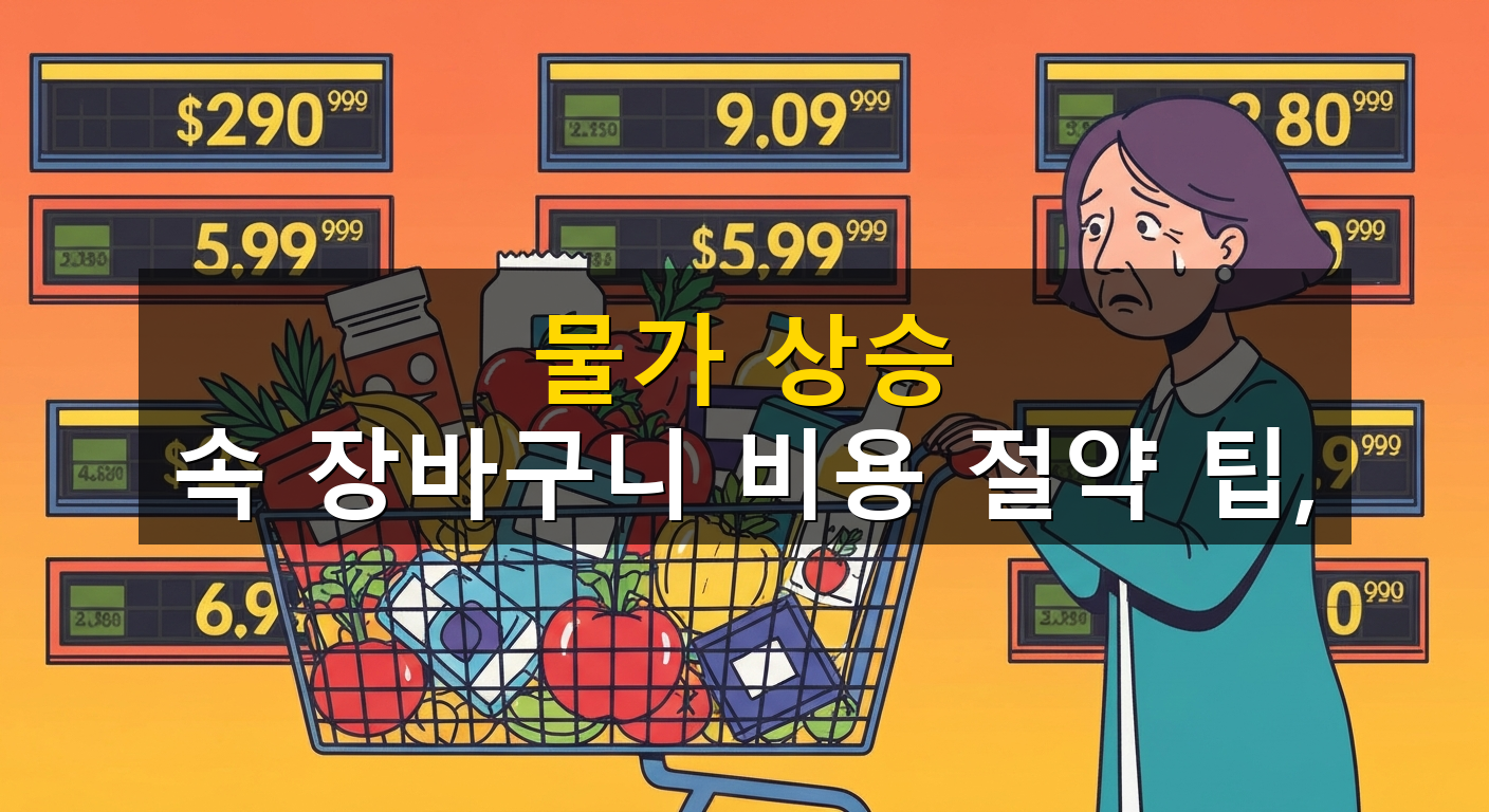 물가 상승 속 장바구니 비용 절약 팁, - 1