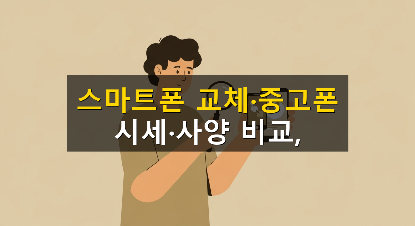 스마트폰 교체·중고폰 시세·사양 비교, - 1