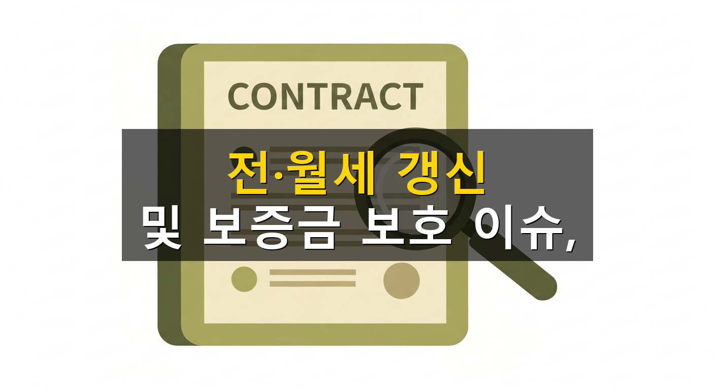 전·월세 갱신 및 보증금 보호 이슈, - 1