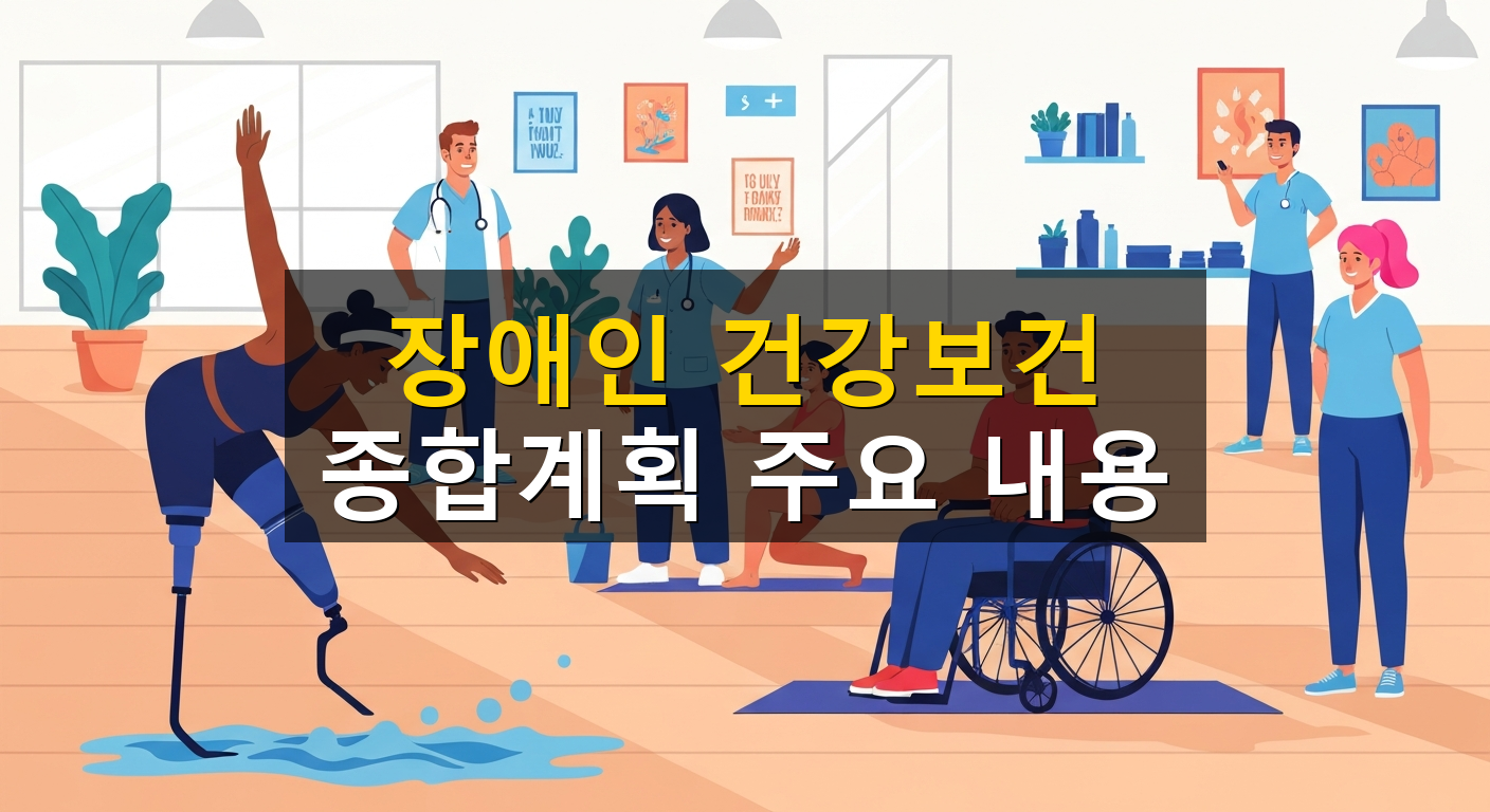 장애인 건강보건 종합계획 주요 내용 - 1