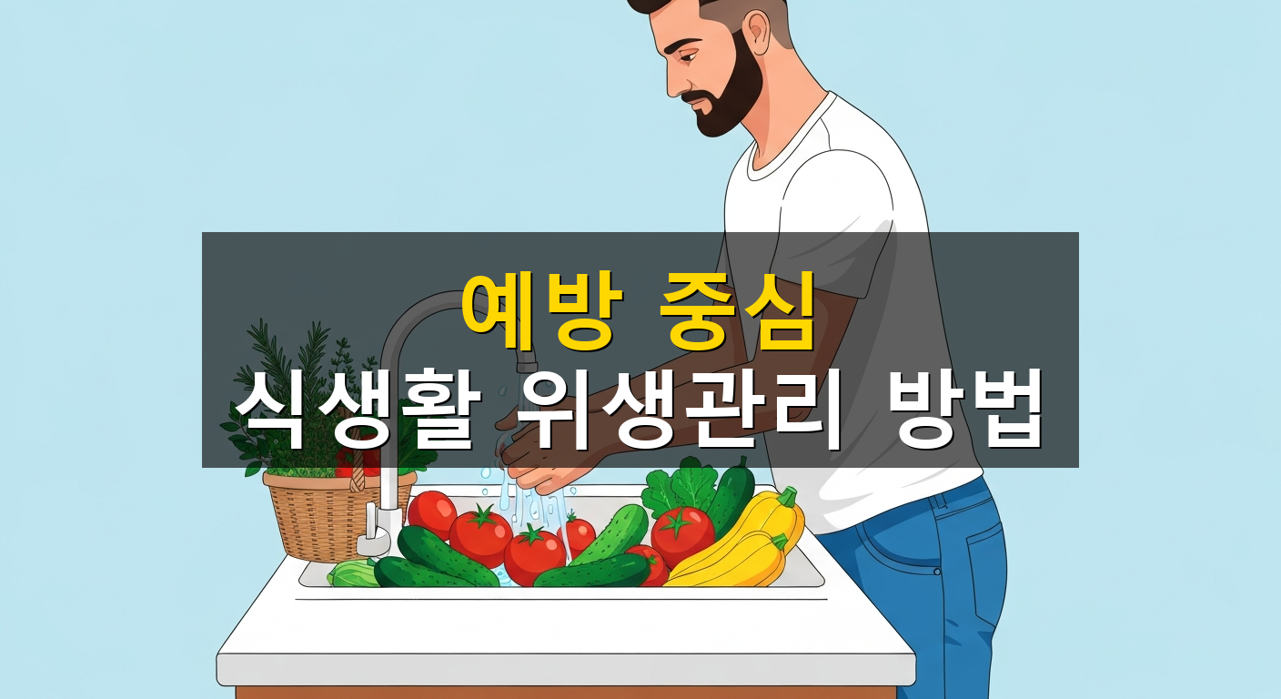 예방 중심 식생활 위생관리 방법 - 1