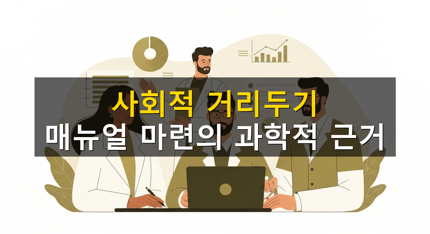 사회적 거리두기 매뉴얼 마련의 과학적 근거 - 1