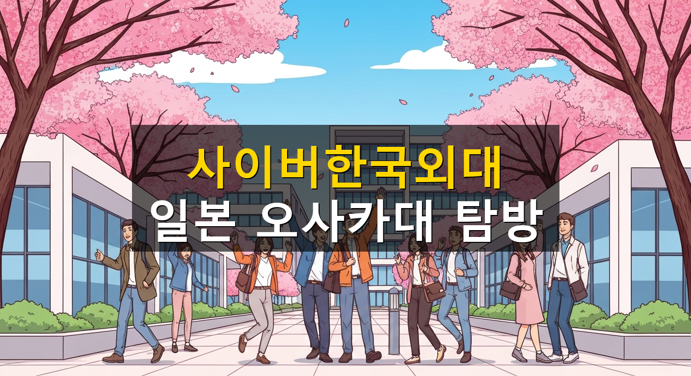 사이버한국외대 일본 오사카대 탐방 - 1