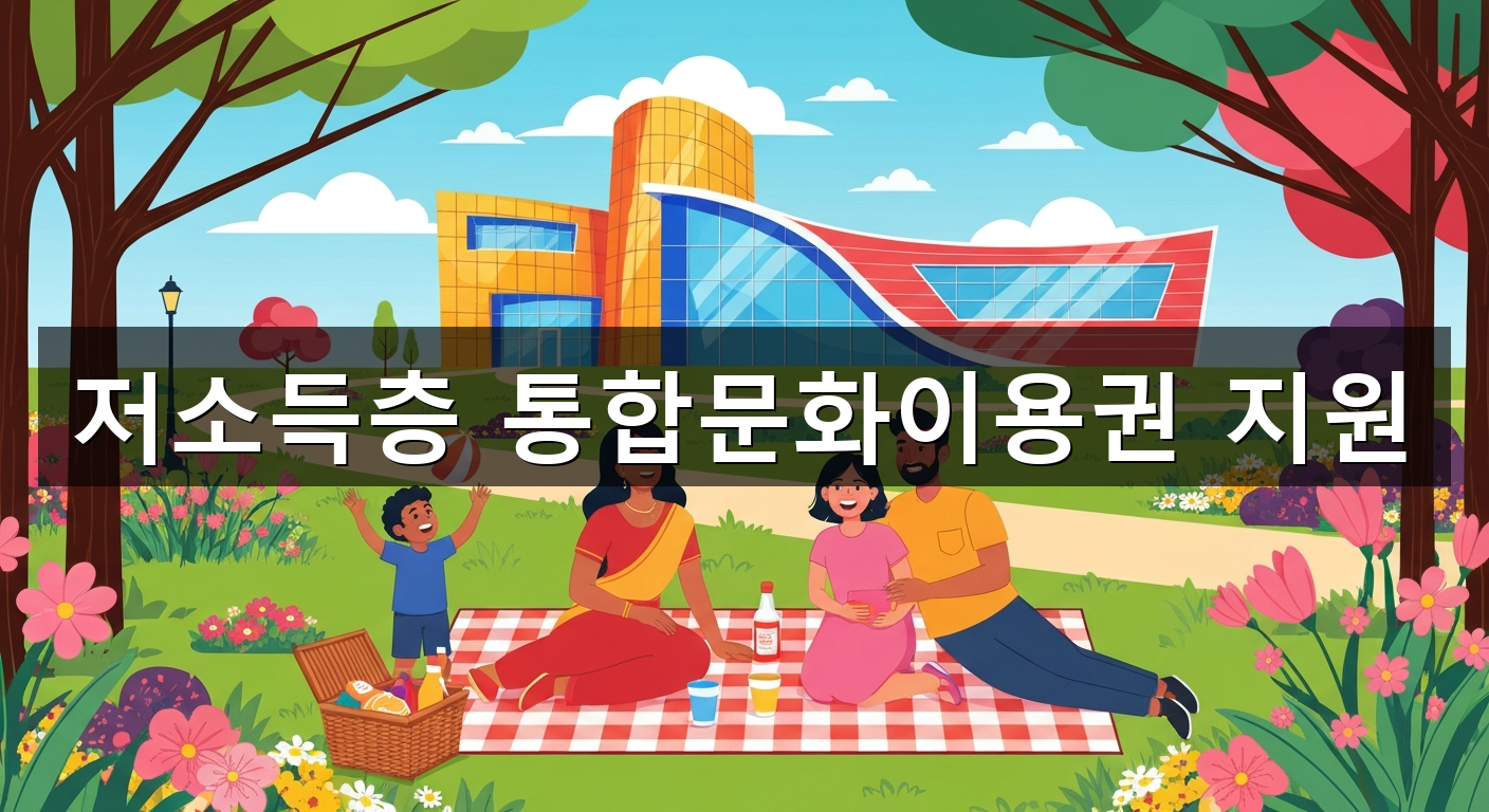 저소득층 통합문화이용권 지원 - 1