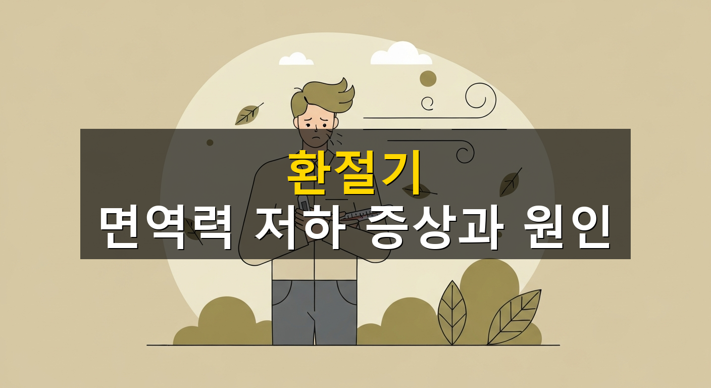 환절기 면역력 저하 증상과 원인 - 1