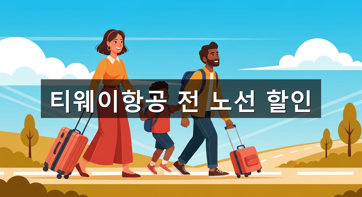 티웨이항공 전 노선 할인 - 1