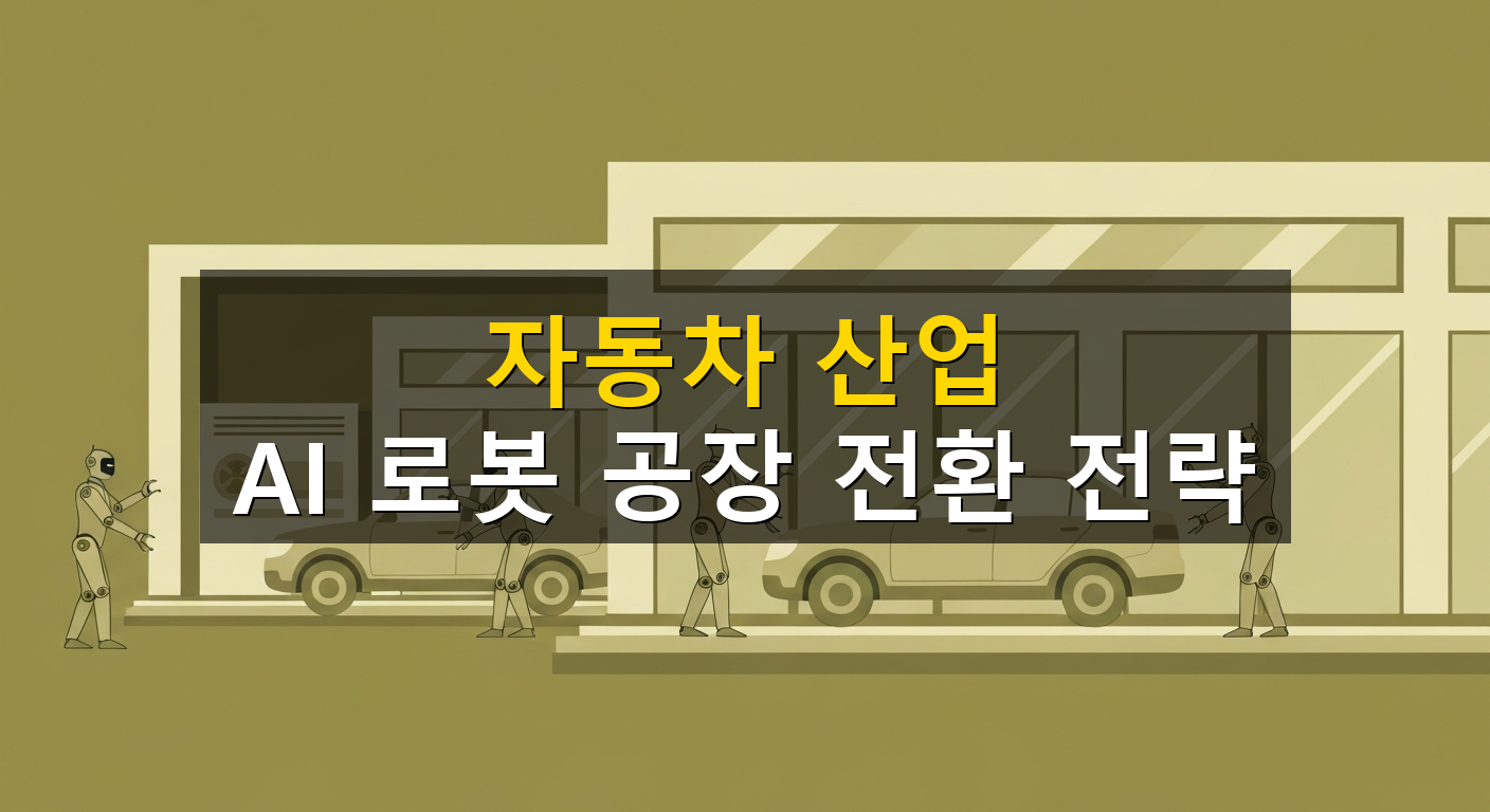 자동차 산업 AI 로봇 공장 전환 전략 - 1