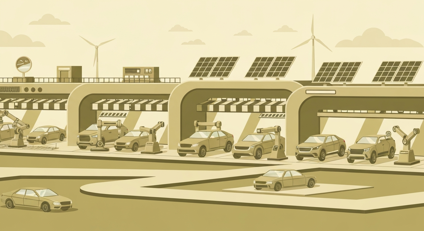 자동차 산업 AI 로봇 공장 전환 전략